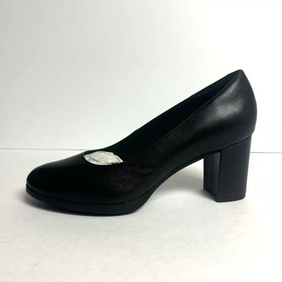Clark’s Womens Bayla Skip Pump Heel Black Size 10 M - Picture 1 of 6